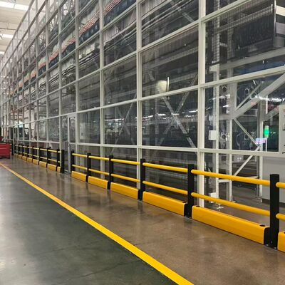 Floor Barrier Flexible Safety Barrier Protect Against Vehicle Forks
