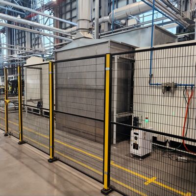 Industrial Robot Safety Fence Prevents operator reaching hazards