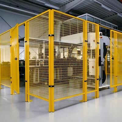Modular Robot Safety Fence Industrial Workshop Isolation Guard Barrier