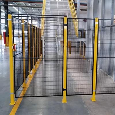  Industrial Robot Safety Fencing Modular Machine Protection Fence For Factory
