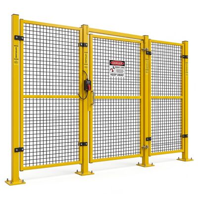 Modular robot industrial workshop safety fence assembly line Safety door lock