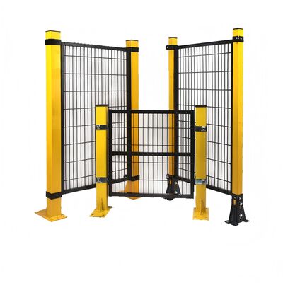 Heavy Duty Industrial Robot Cell Fence Custom Automated Workstation Safety Enclosure