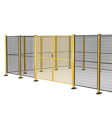 Heavy Duty Industrial Robot Cell Fence Custom Automated Workstation Safety Enclosure
