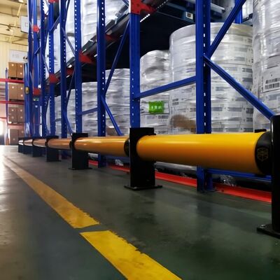 Impact Resistant Single Rail Flexible Safety Barrier Workshop Isolation Barrier