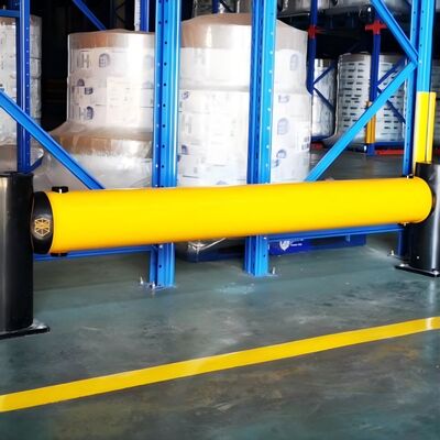 Impact Resistant Single Rail Flexible Safety Barrier Workshop Isolation Barrier