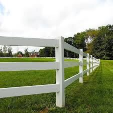 Weatherproof Rust Proof Quick  Install PVC horse fence for Arena Pasture Ranch