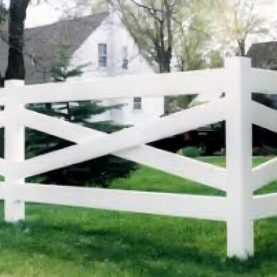 Customizable Black PVC Vinyl Privacy Fence Panel Outdoor Garden Yard Backyard Pool Weatherproof