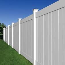 PVC Vinyl Privacy Fence Panel Outdoor Garden Yard Backyard Pool Weatherproof UV Eco-Friendly Ranch 