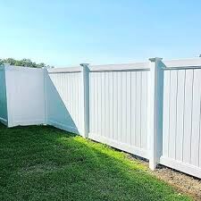 PVC Vinyl Privacy Fence Panel Outdoor Garden Yard Backyard Pool Weatherproof UV Eco-Friendly Ranch 
