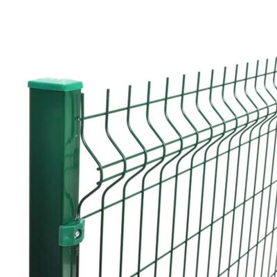 High Strength 3D Bending Fence Made From Welded Steel Wires With Curved Bending Structure