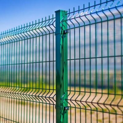 High Strength 3D Bending Fence Made From Welded Steel Wires With Curved Bending Structure