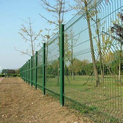 High Strength 3D Bending Fence Made From Welded Steel Wires With Curved Bending Structure