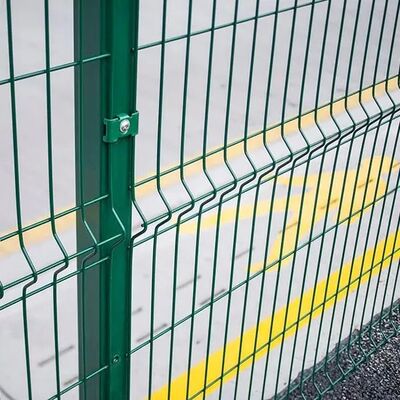 Made Of Sheet Metal 3D Bending Fence For Isolation And Site Enclosure