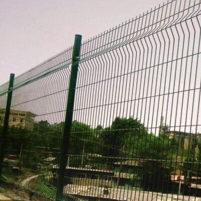 Made Of Sheet Metal 3D Bending Fence For Isolation And Site Enclosure