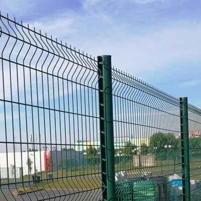 Powder Coated and Hot Dipped Galvanized 3D Bending Fence Providing Security and Longevity