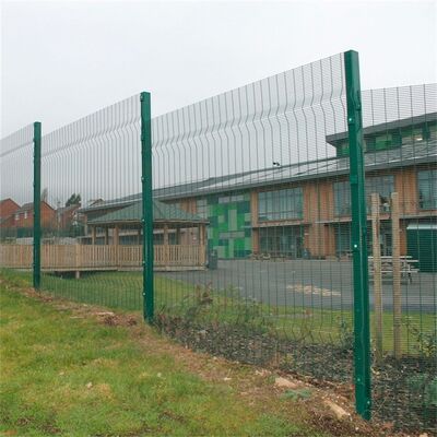 Strong Wire Providing Perimeter Security Fencing 358 Anti Climb Fence Designed To Prevent Unauthorized Access
