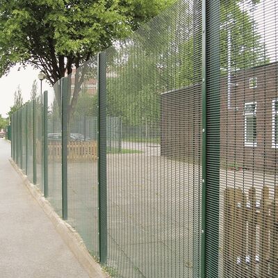 Strong Wire Providing Perimeter Security Fencing 358 Anti Climb Fence Designed To Prevent Unauthorized Access