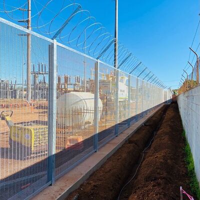 Designed for High Risk Environments 358 Anti Climb Fence with Dense Mesh and Flexible Mounting Options