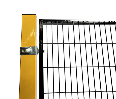 Carbon Fiber Robot Safety Fence with Multiple Access Points Skillfully Engineered Complex Industrial Robot Setups Robot Fence