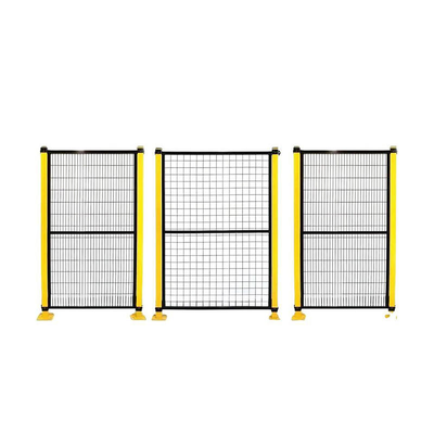 Carbon Fiber Robot Safety Fence with Multiple Access Points Skillfully Engineered Complex Industrial Robot Setups Robot Fence