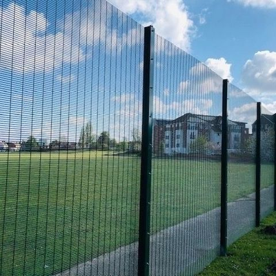 Hsj 358 Galvanized Wire Anti-Climb Anti-Cut High Security Fence Powder Coated Modern Design UV Printed 6FT/8FT/10FT Home