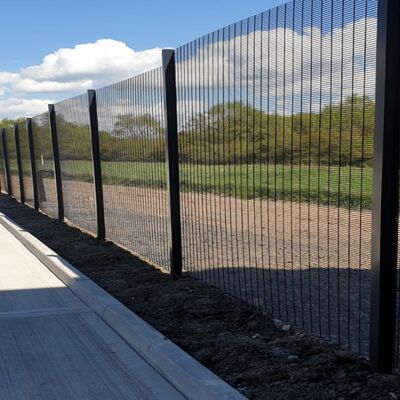 8 Gauge Wire 358 Anti Climb Fence Corrosion Resistant Coating Suitable