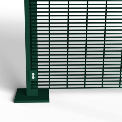 8 Gauge Wire 358 Anti Climb Fence Corrosion Resistant Coating Suitable