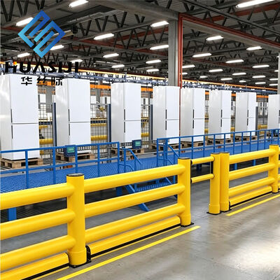 Height1150 Multi Layer Steel Vehicle Impact Protection Barrier Warehouse Rack Building Column Protector for Airport Factory Logistics Storage Area
