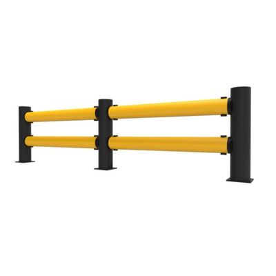 Flexible Safety Barrier Absorbs Over Ninety Percent Impact Energy Reducing Damage and Injury While Maintaining Structural Integrity