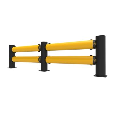 Flexible Safety Barrier Absorbs Over Ninety Percent Impact Energy Reducing Damage and Injury While Maintaining Structural Integrity