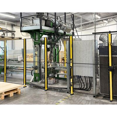 Robot Safety Fence Engineered for Seamless Integration into Automated Facilities Ensuring Safety and Partitioning of Workspaces