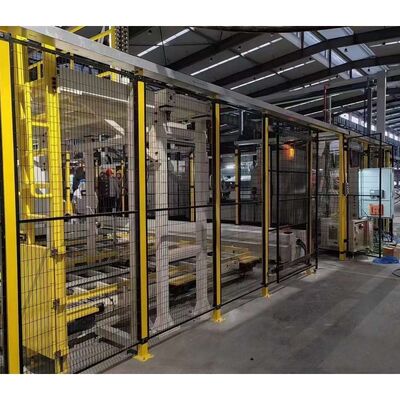 Seamless Integration into Automated Facilities Robot Safety Fence Engineered Ensuring Safety and Partitioning of Workspaces