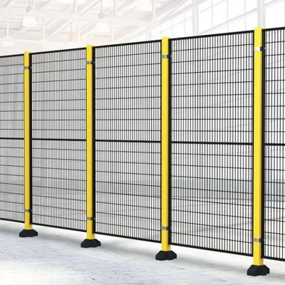 Isolate Robot Zones From Personnel Robot Safety Fence Offering Protection With High Strength Metal Mesh