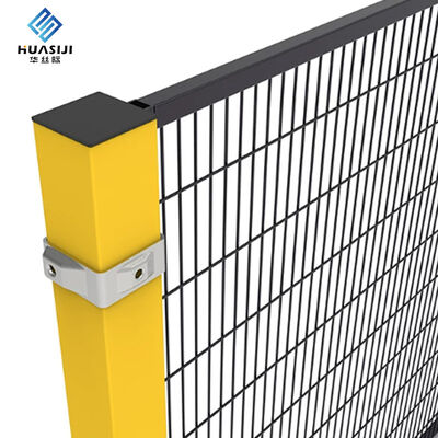 Hsj Customized Aluminum Profile Robot Safety Fence Perimeter Guarding Wire Mesh Partition for Industrial Robotic Workstation Automated Production Line Machine Guarding