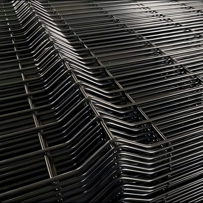 Hsj PVC Coated 3D Curved Welded Wire Mesh Fence Panels Galvanized Triangle Bending Garden Security Fencing