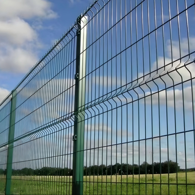 Hsj Premium 3D Panel Fence with V Shaped Curves Heavy Duty Powder Coated Triangle Bending Fence for Yard and Security