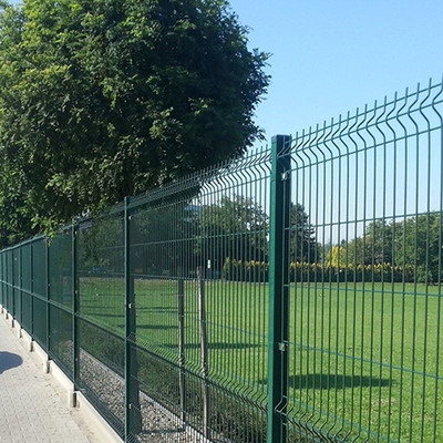 Hsj Premium 3D Panel Fence with V Shaped Curves Heavy Duty Powder Coated Triangle Bending Fence for Yard and Security