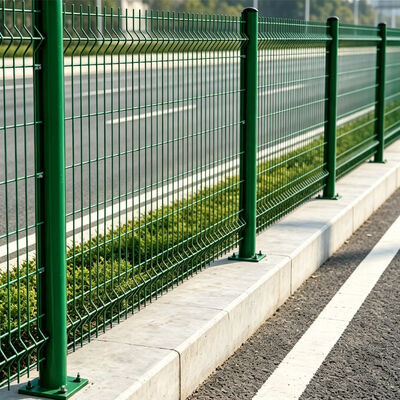 Hsj Factory Price Triangle 3D Curvy Bending Metal Fence Custom Specification Welded Wire Mesh Fencing for Farm and Garden