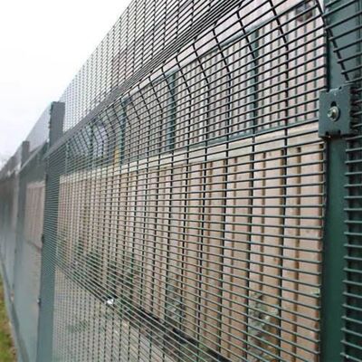 358 Anti Climb Fence Provides Perimeter Security for Prisons Airports and Municipal Facilities with Easy Installation Features
