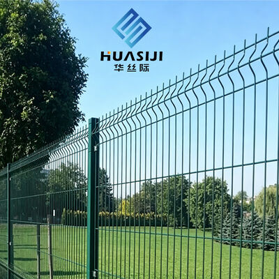 Hsj Decorative Anti Corrosion 3D Bending Wire Mesh Fence, Modular Easy Install Protective Fence for Park Scenic Spot Road Traffic Public Facilities