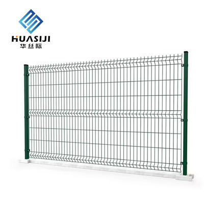 Hsj Decorative Anti Corrosion 3D Bending Wire Mesh Fence, Modular Easy Install Protective Fence for Park Scenic Spot Road Traffic Public Facilities