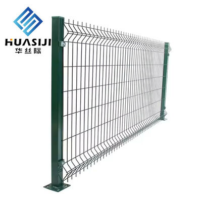 Hsj Decorative Anti Corrosion 3D Bending Wire Mesh Fence, Modular Easy Install Protective Fence for Park Scenic Spot Road Traffic Public Facilities