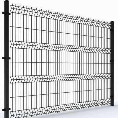 Hsj Factory Wholesale 3D Curved Wire Mesh Fence Custom Color Size Garden Security Fence