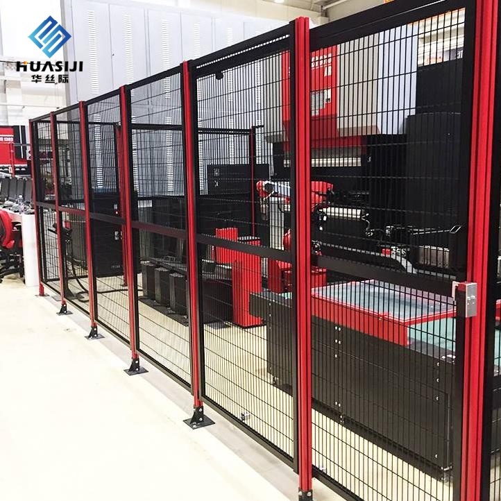 Industrial Automation Robot Safety Fence Machine Protactive Wire Mesh ...