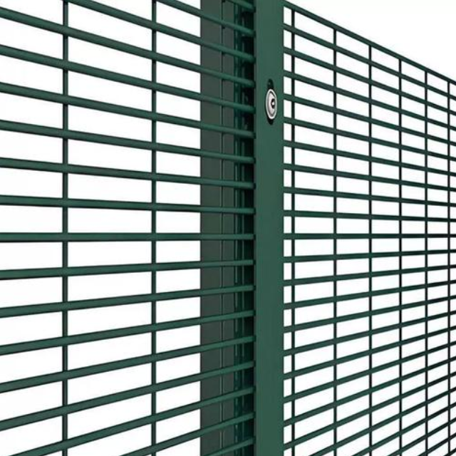 Security Fence Texture Clear View Anti Climb 358 Security Fence Galvanized Wire Mesh