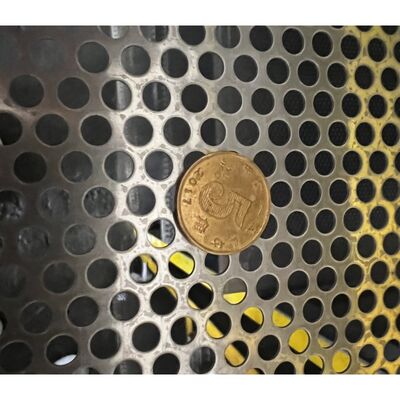 Customized Laser Cutting Punch Plate Screen Perforated Aluminum / Steel Plate