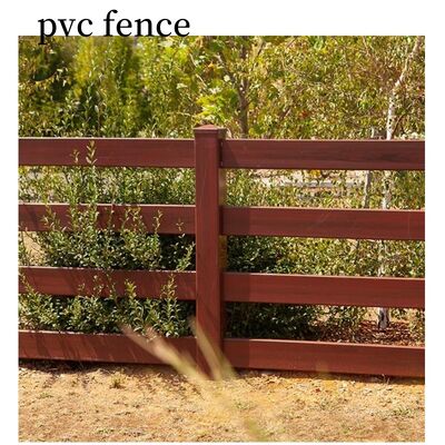 2/3/4 Rails PVC Horse Fencing Outdoor Livestock Fence Rodent Proof