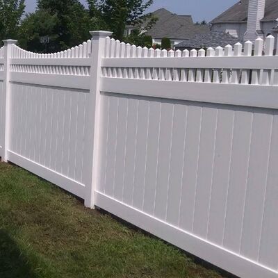 UV Resistance PVC Privacy Fence Used In Home And Garden Protection