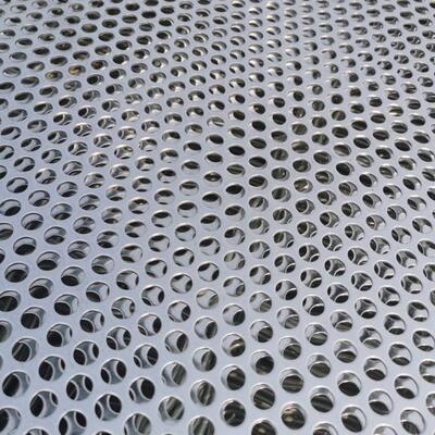 0.7mm SS304 Stainless Steel Punch Plate Customized With Round Hole