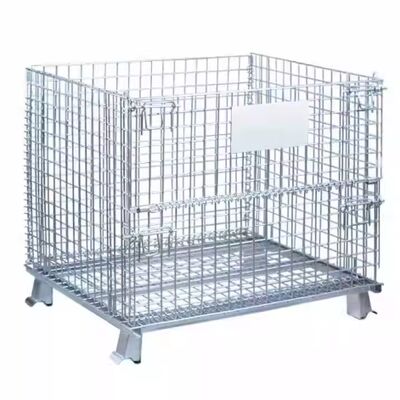 1200*800*1000mm Size Pallet Mesh Cage Hot Dipped Galvanized